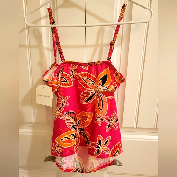 Croft & Barrow Tankini Swim Top - Picture 3 of 5